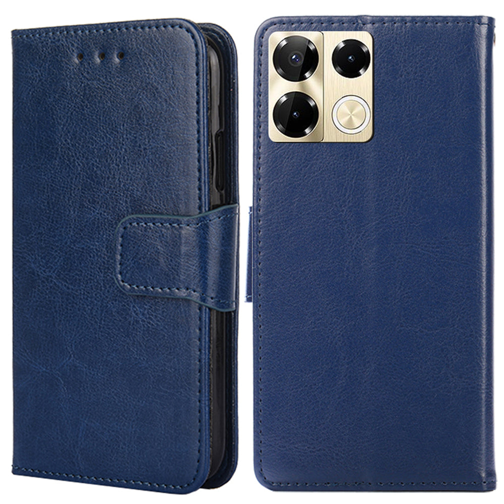 For Transsion Infinix Note 40 Pro 5G Case Wallet PU Leather Mobile Phone Cover Wholesale - Sapphire