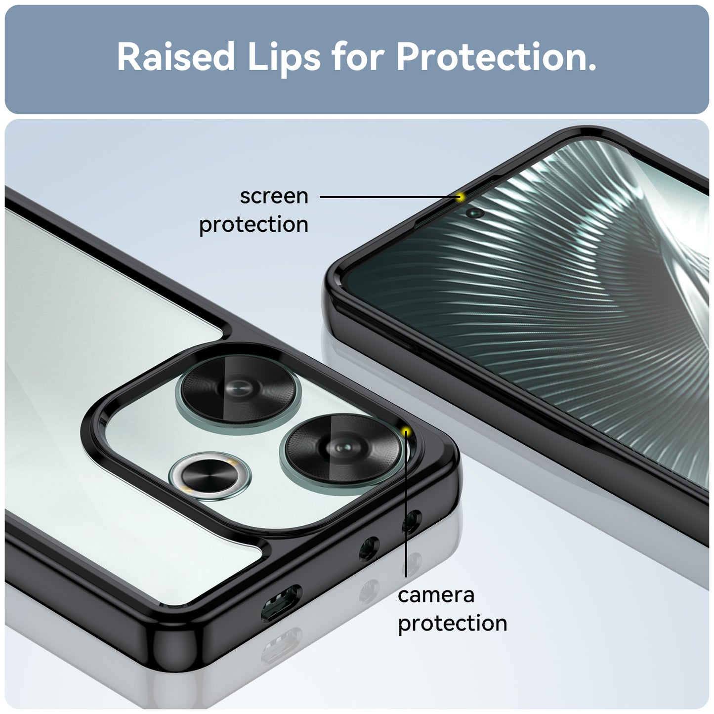 For Xiaomi Redmi Turbo 3 5G Case TPU+Acrylic Phone Shell Mobile Accessories Wholesale - Black