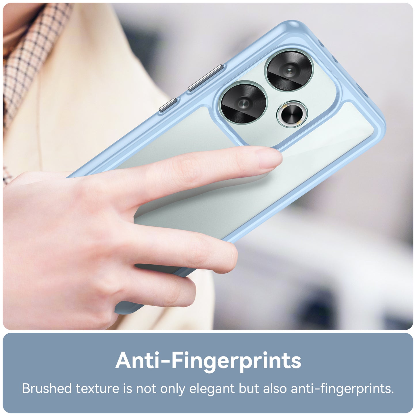 For Xiaomi Redmi Turbo 3 5G Case TPU+Acrylic Phone Shell Mobile Accessories Wholesale - Blue