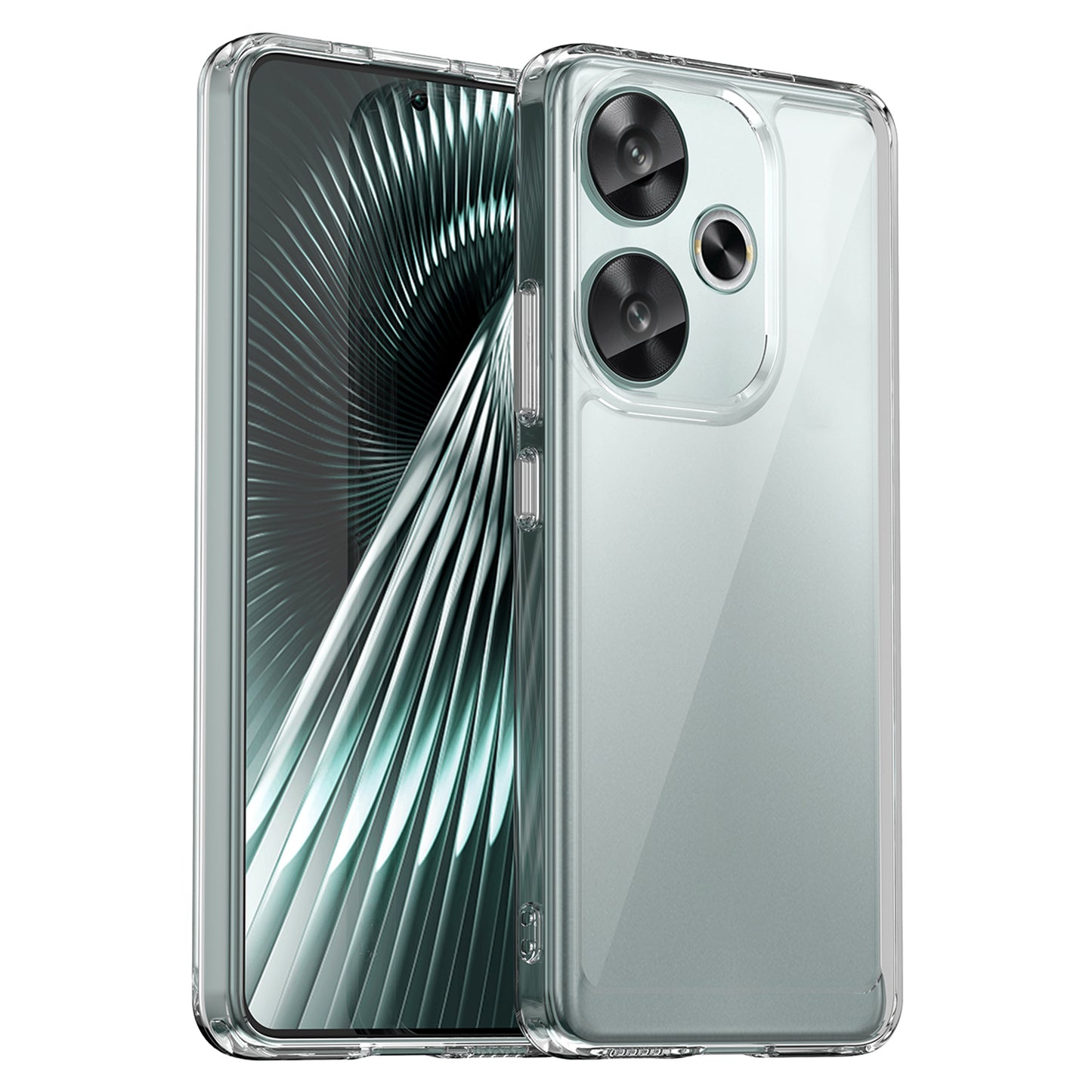 For Xiaomi Redmi Turbo 3 5G Case TPU+Acrylic Phone Shell Mobile Accessories Wholesale - Transparent