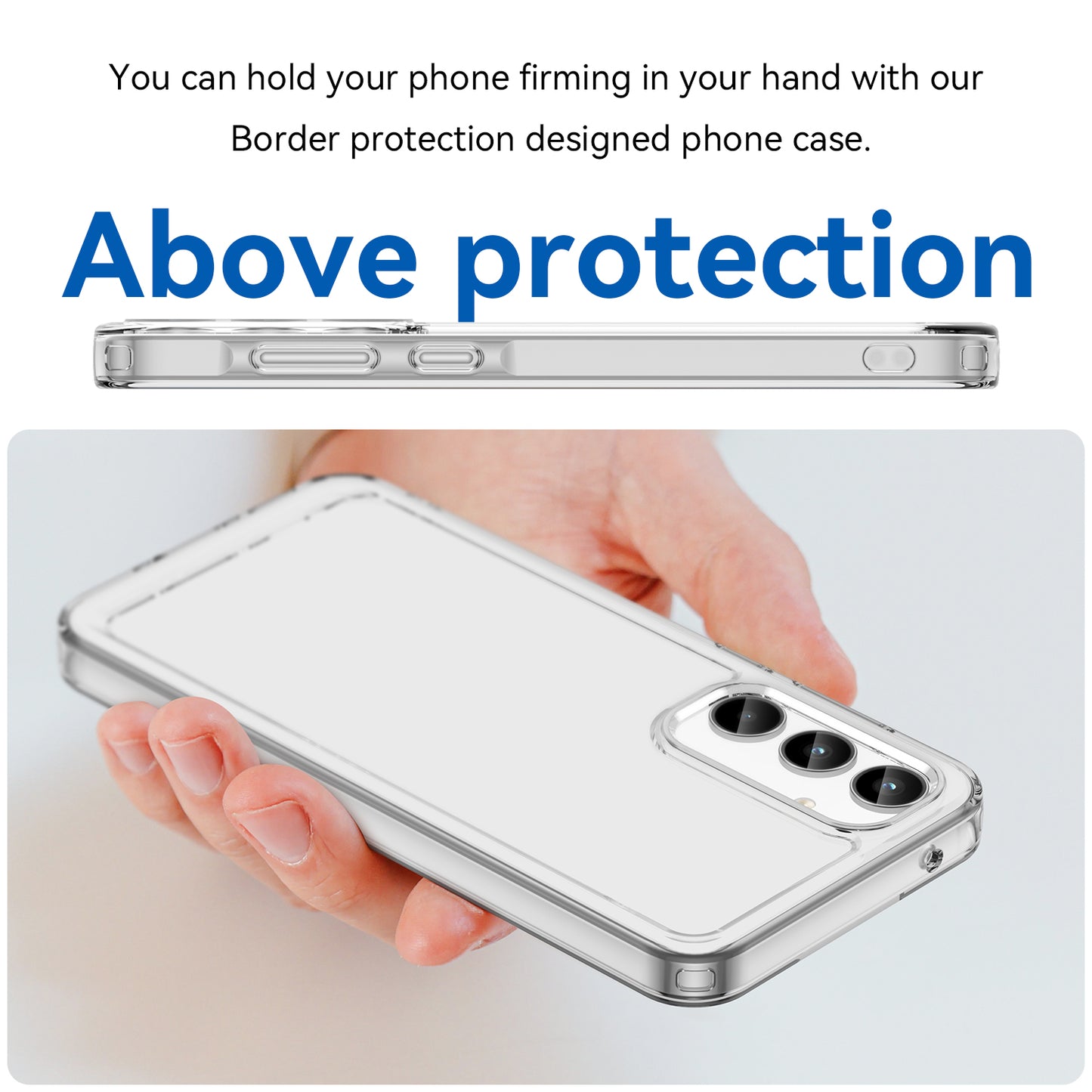 For Samsung Galaxy A35 5G Case Candy Series TPU Cover Mobile Phone Accessories Wholesaler - Transparent