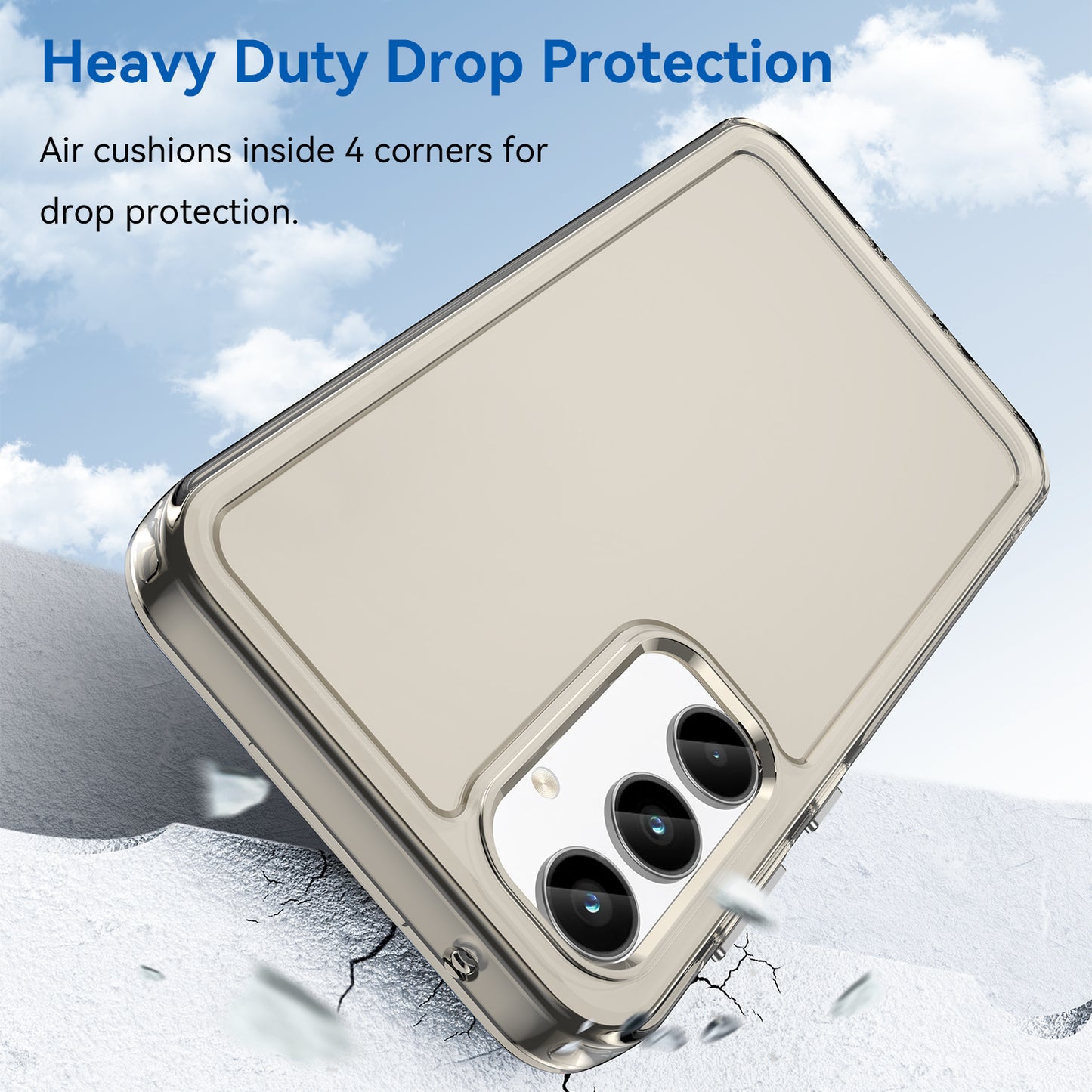 For Samsung Galaxy A35 5G Case Candy Series TPU Cover Mobile Phone Accessories Wholesaler - Transparent Grey