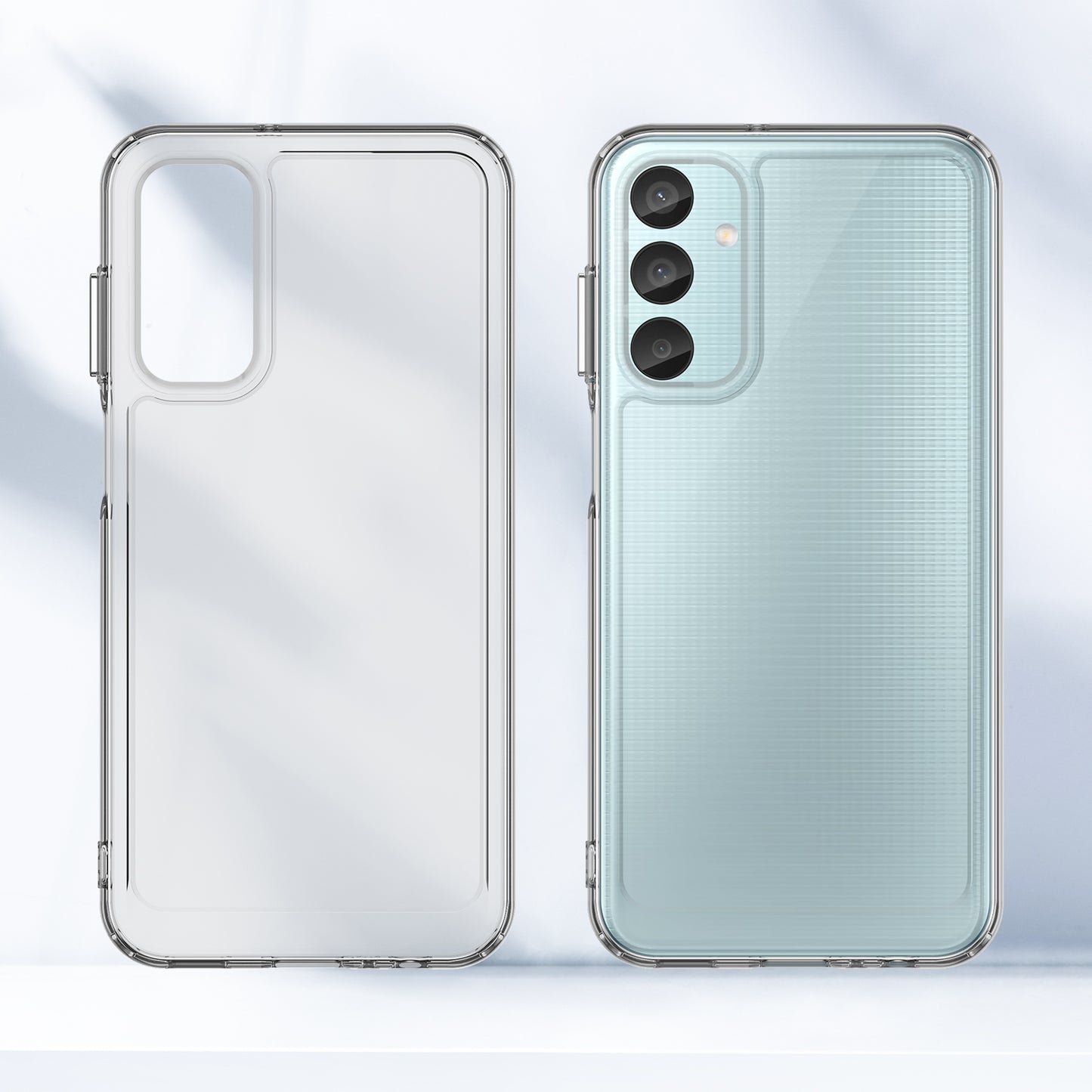 For Samsung Galaxy M15 5G / F15 5G Phone Case Candy Series TPU Slim-Fit Back Cover - Transparent