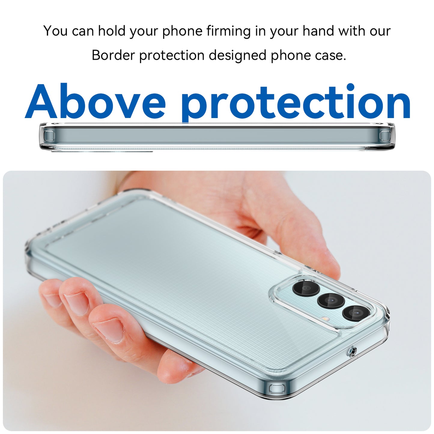 For Samsung Galaxy M15 5G / F15 5G Phone Case Candy Series TPU Slim-Fit Back Cover - Transparent