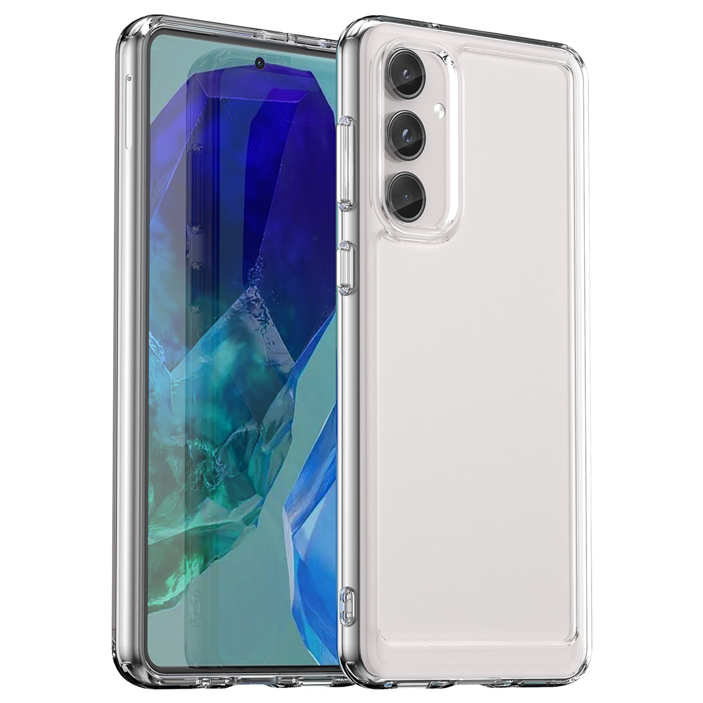 For Samsung Galaxy M55 5G Case Candy Series Non-slip TPU Phone Shell - Transparent
