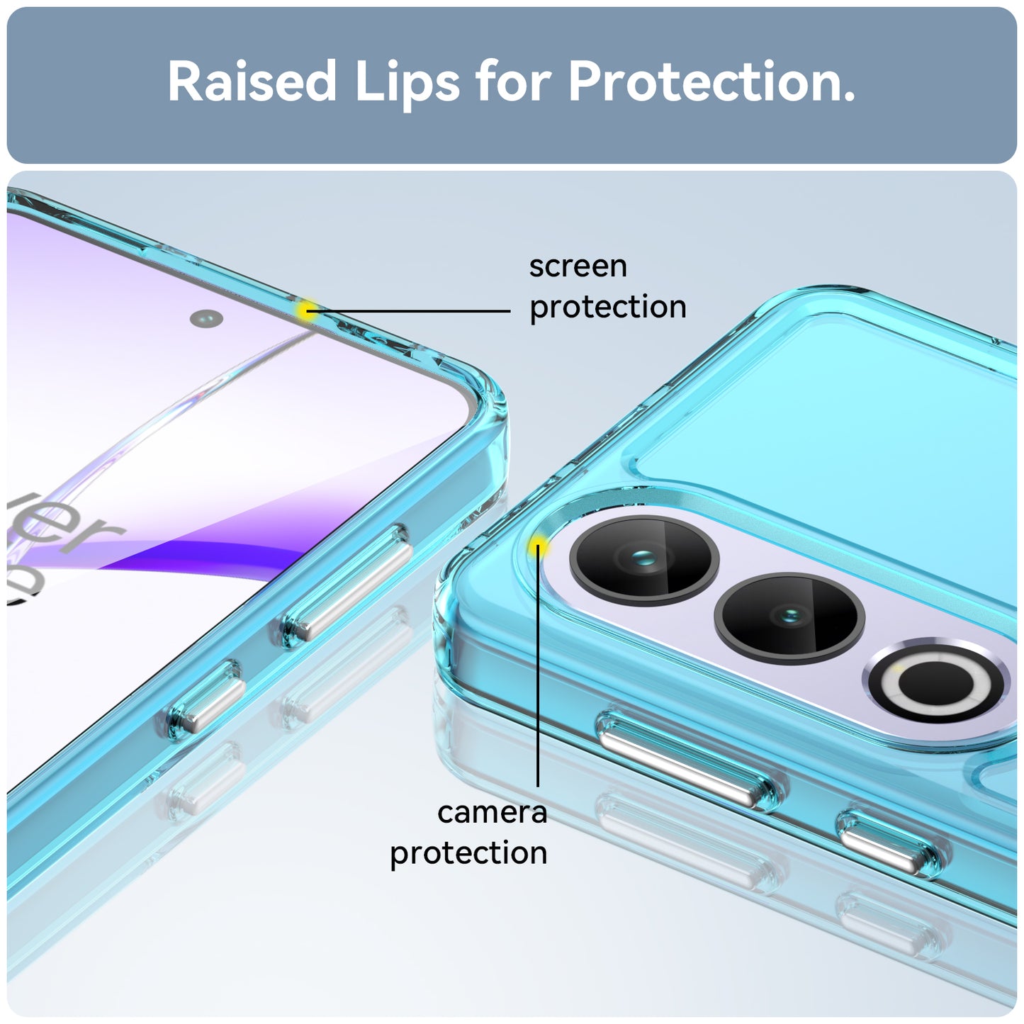 For OnePlus Ace 3V 5G Case Candy Series TPU Cover Mobile Phone Accessories Wholesaler - Transparent Blue