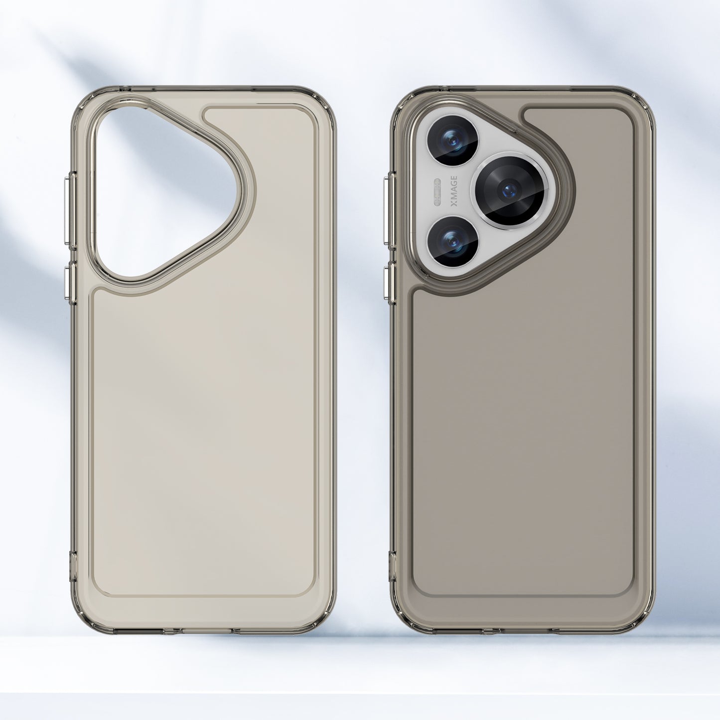 For Huawei Pura 70 Case Candy Series TPU Cover Wholesale Cell Phone Accessories - Transparent Grey