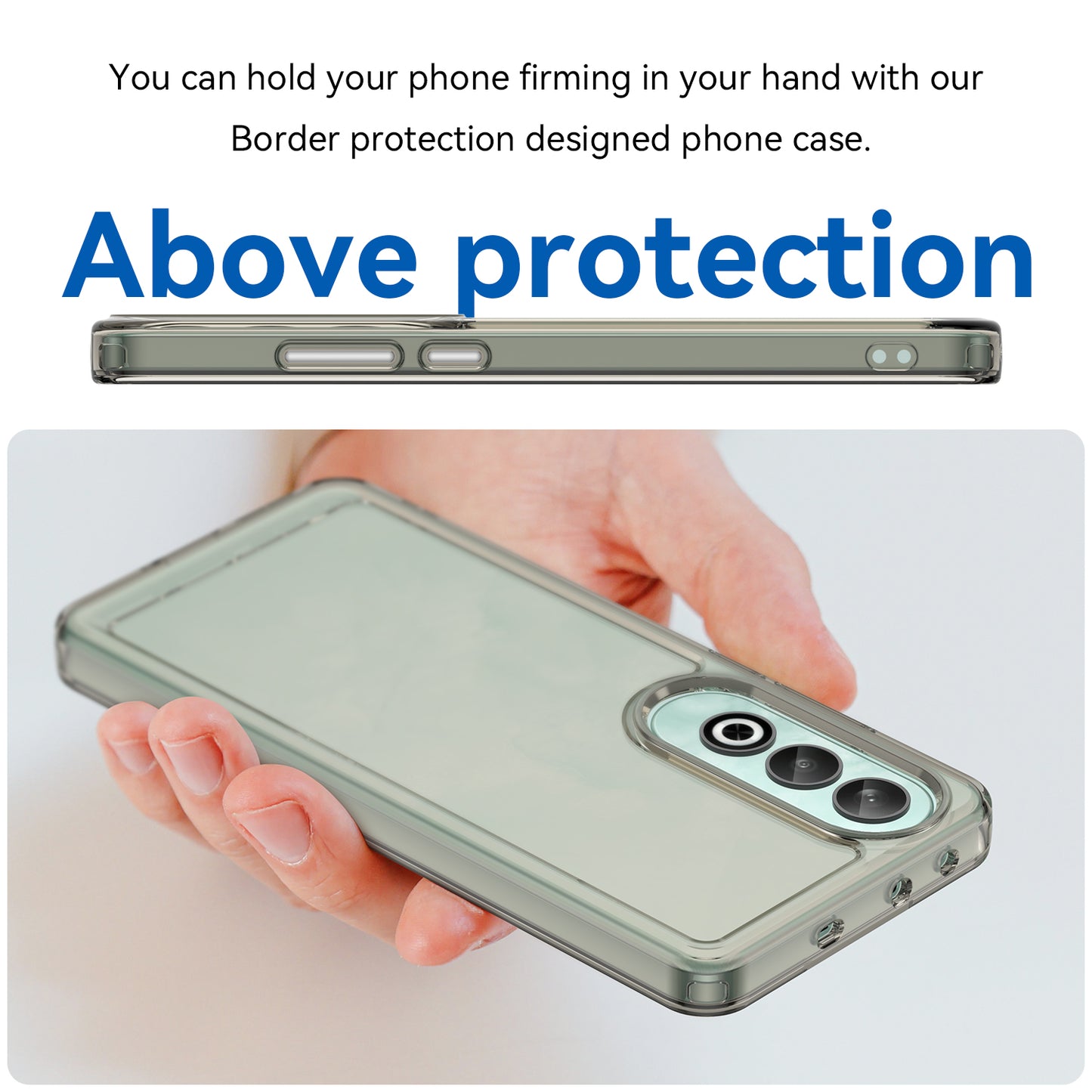 For OnePlus Nord CE4 5G Case Candy Series Transparent TPU Shock Absorbing Cover - Transparent