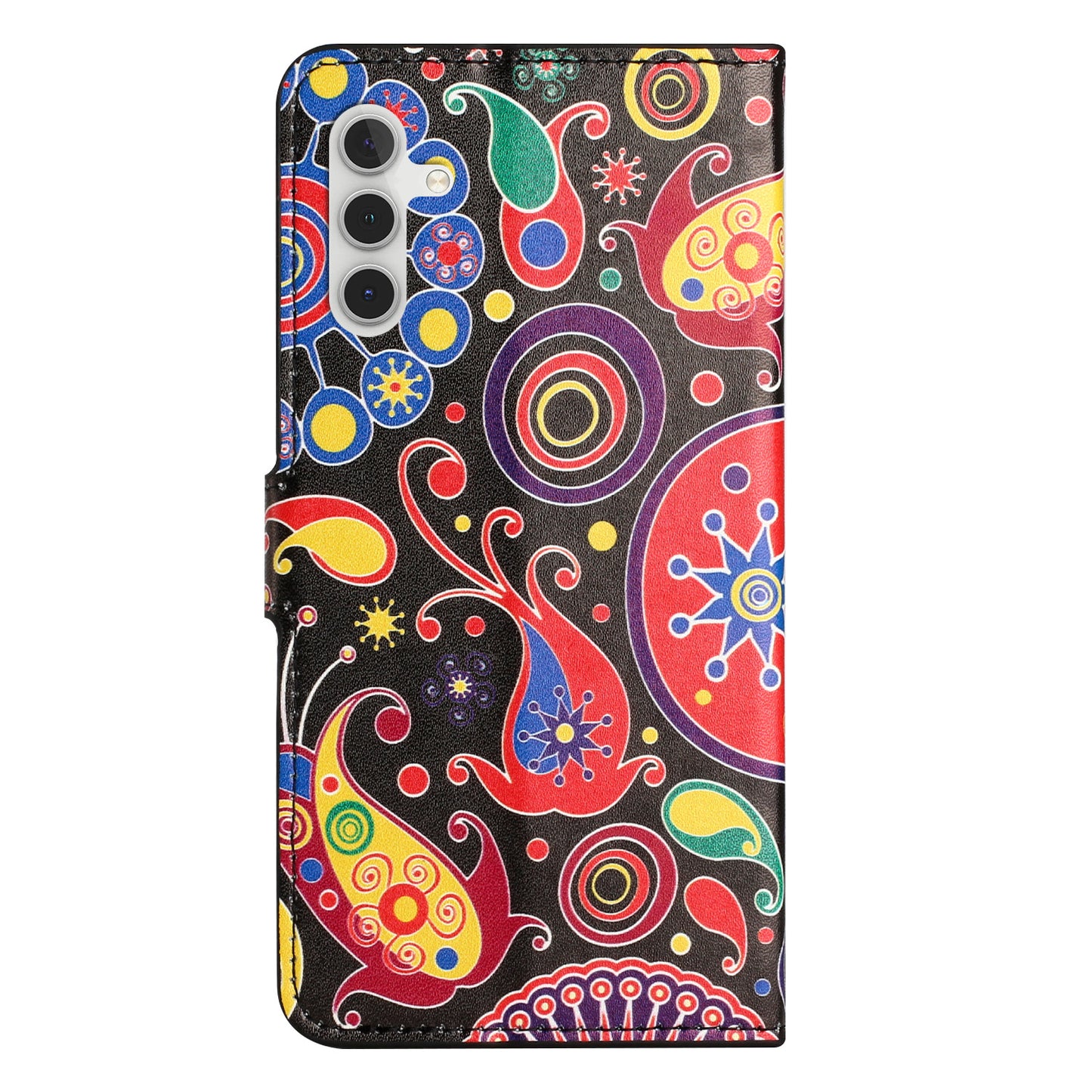 For Samsung Galaxy M15 5G / F15 5G Pattern Printing Case Flip Leather Phone Cover with Wallet - Jelly Fish