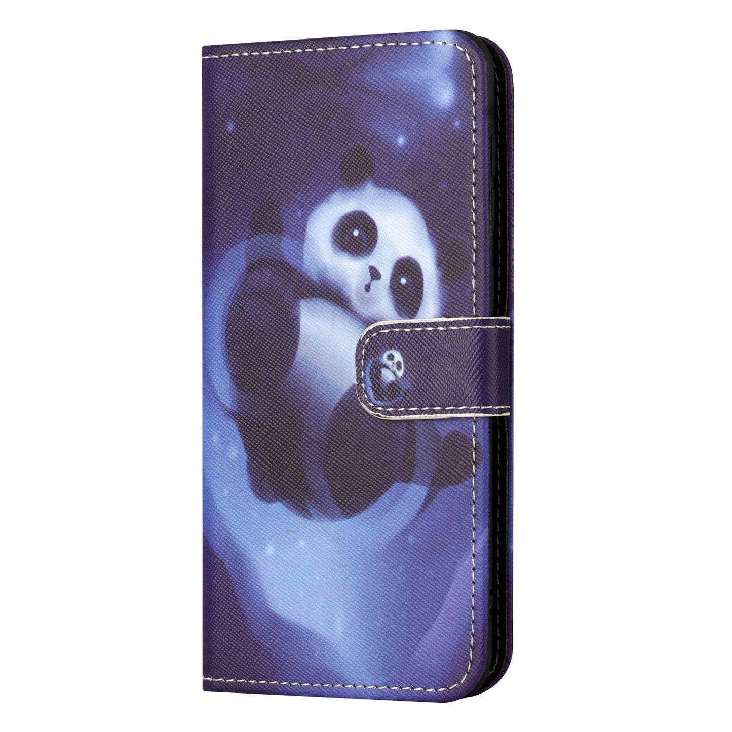 Leather Case for Samsung Galaxy M15 5G / F15 5G Pattern Printing Cross Texture Phone Wallet Cover - Panda