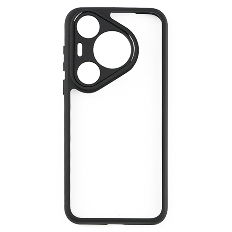 For Huawei Pura 70 Case Crystal Clear Design Hybrid PC+TPU Phone Cover