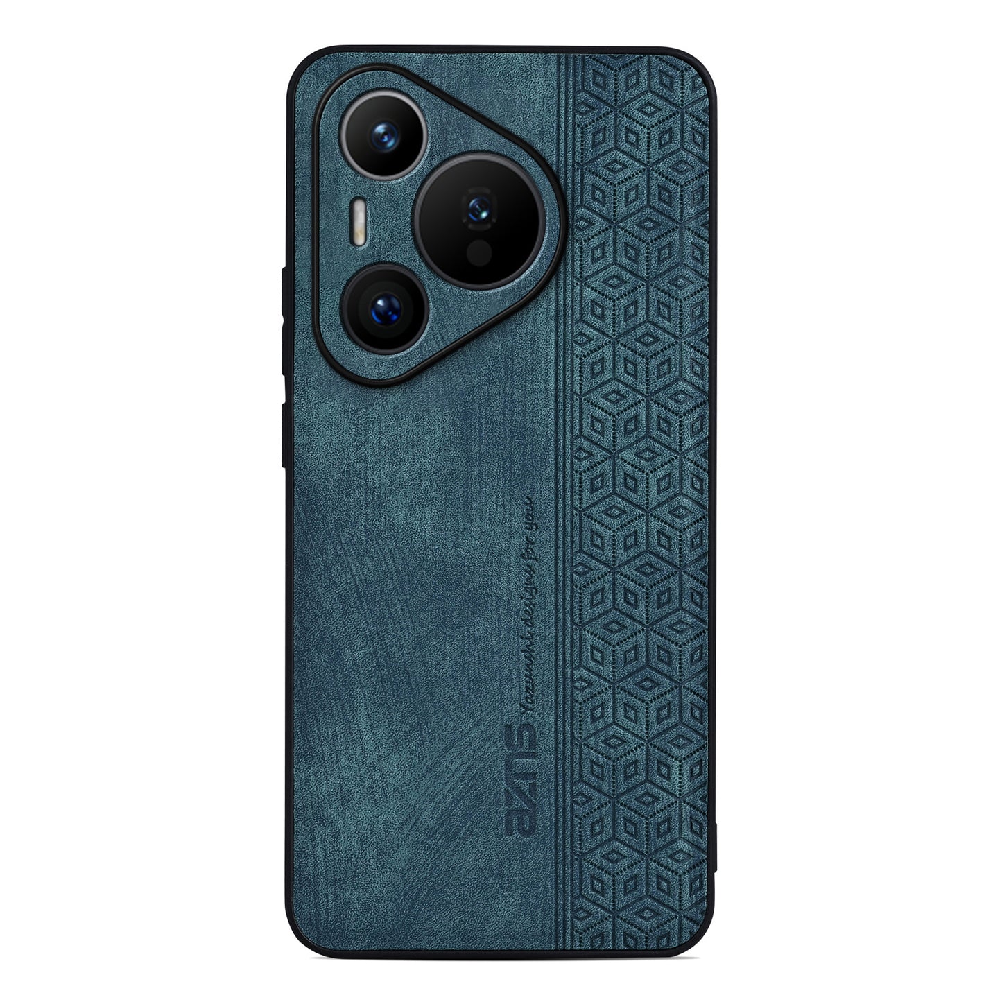 AZNS For Huawei Pura 70 Pro / Pura 70 Pro+ Case PU Leather+TPU Pattern Imprinted Phone Cover - Green