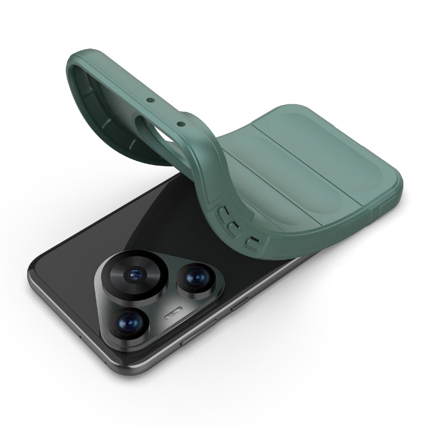 For Huawei Pura 70 Pro / Pura 70 Pro+ Case TPU Anti-Slip Back Phone Cover - Green