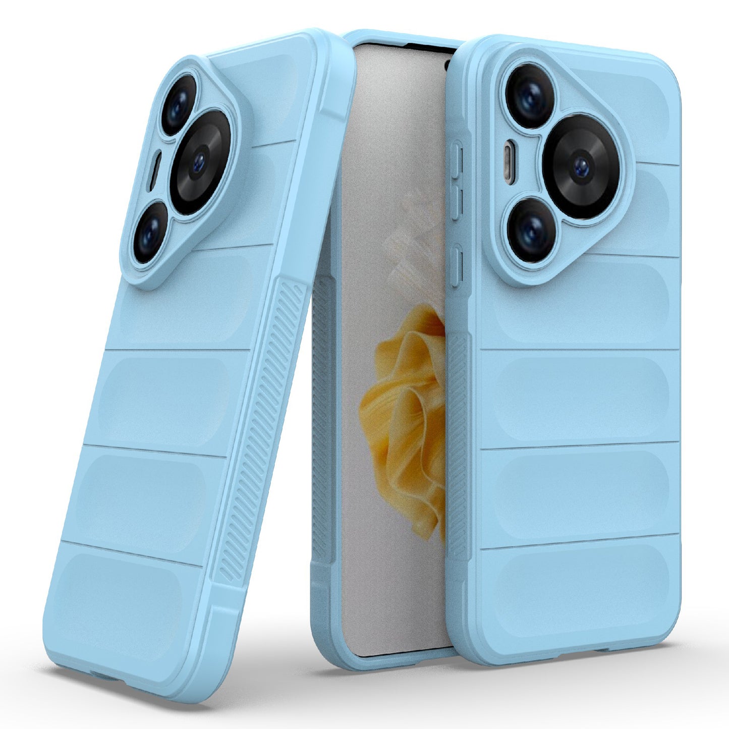 For Huawei Pura 70 Pro / Pura 70 Pro+ Case TPU Anti-Slip Back Phone Cover - Baby Blue