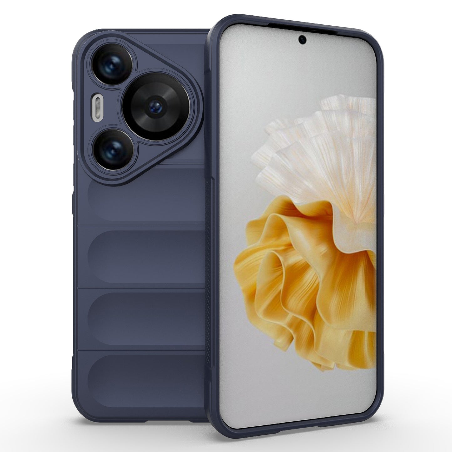 For Huawei Pura 70 Pro / Pura 70 Pro+ Case TPU Anti-Slip Back Phone Cover - Dark Blue