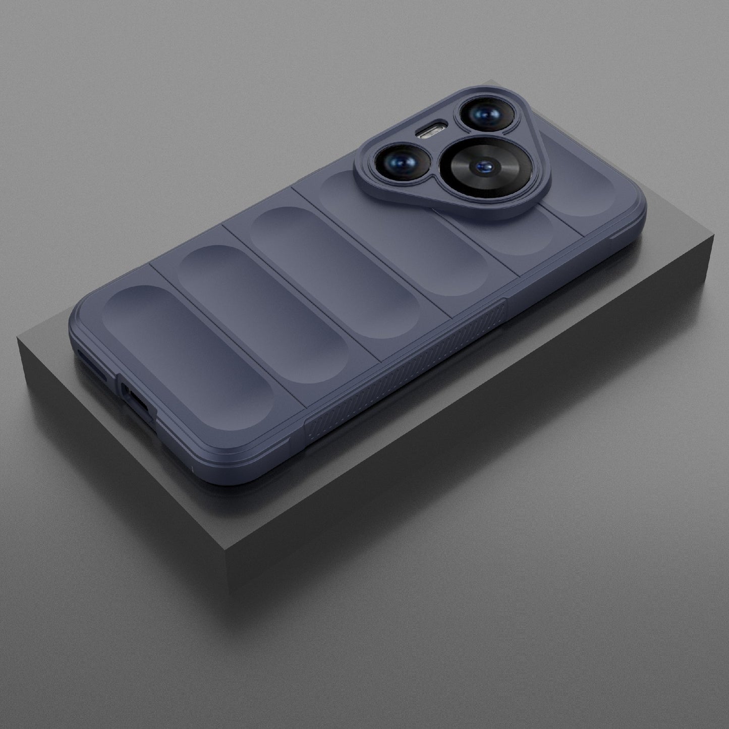 For Huawei Pura 70 Pro / Pura 70 Pro+ Case TPU Anti-Slip Back Phone Cover - Dark Blue