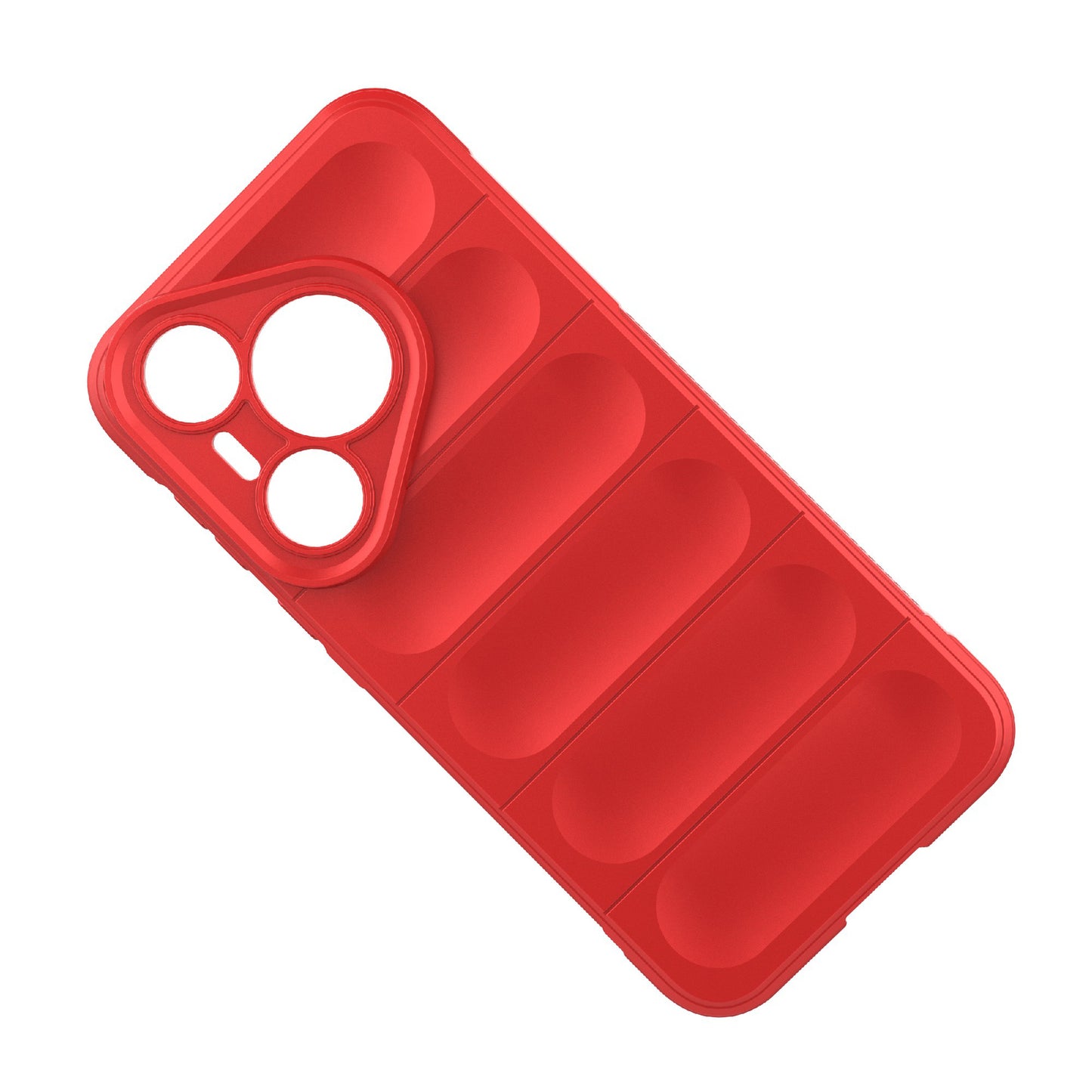 For Huawei Pura 70 Case Shock Absorption Soft TPU Phone Cover - Red