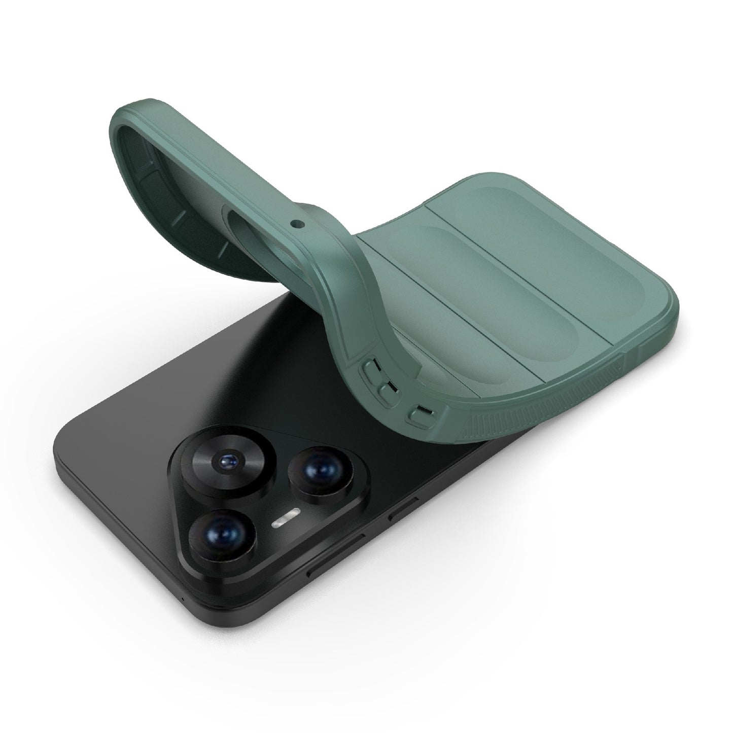 For Huawei Pura 70 Case Shock Absorption Soft TPU Phone Cover - Green