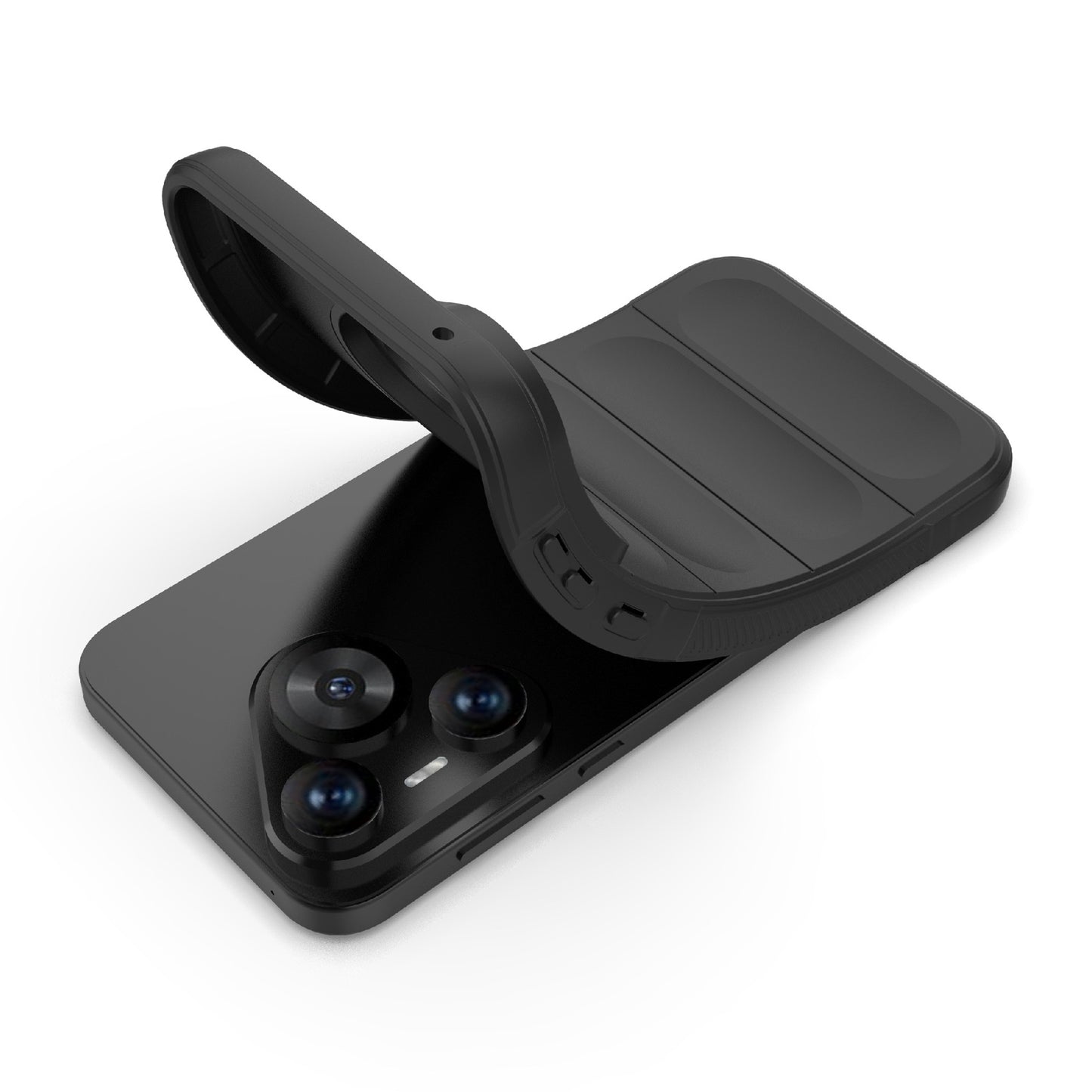 For Huawei Pura 70 Case Shock Absorption Soft TPU Phone Cover - White