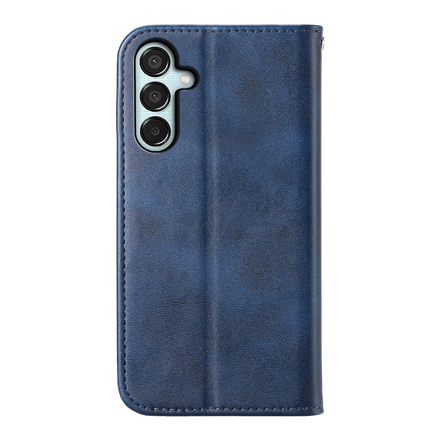 For Samsung Galaxy M15 5G / F15 5G Wholesale Phone Case PU Leather Rhombus Imprinted Pattern Wallet Cover - Blue
