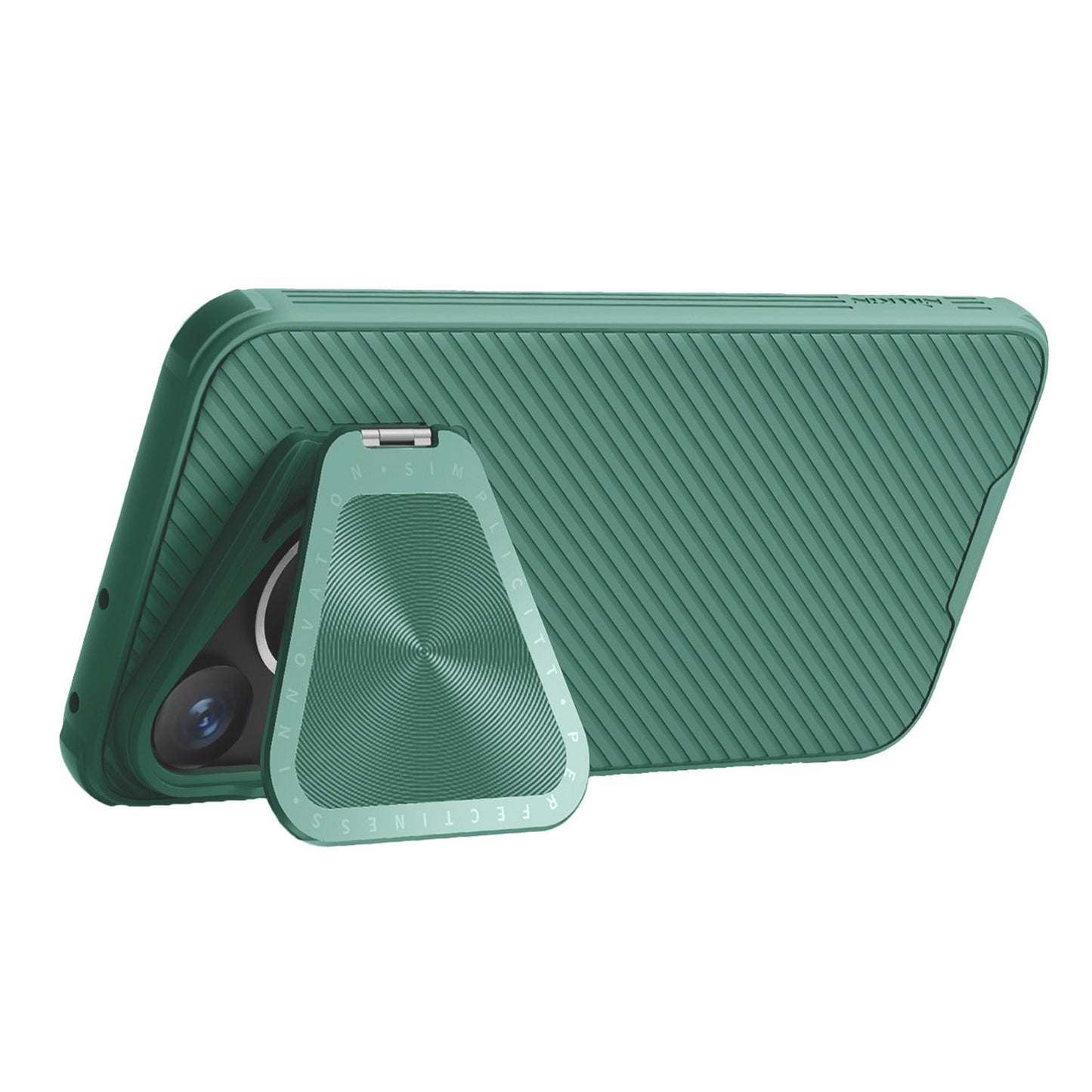 NILLKIN CamShield Prop Magnetic Series for Huawei Pura 70 Case PC+TPU Phone Shell with Built-in Camera Cover - Green