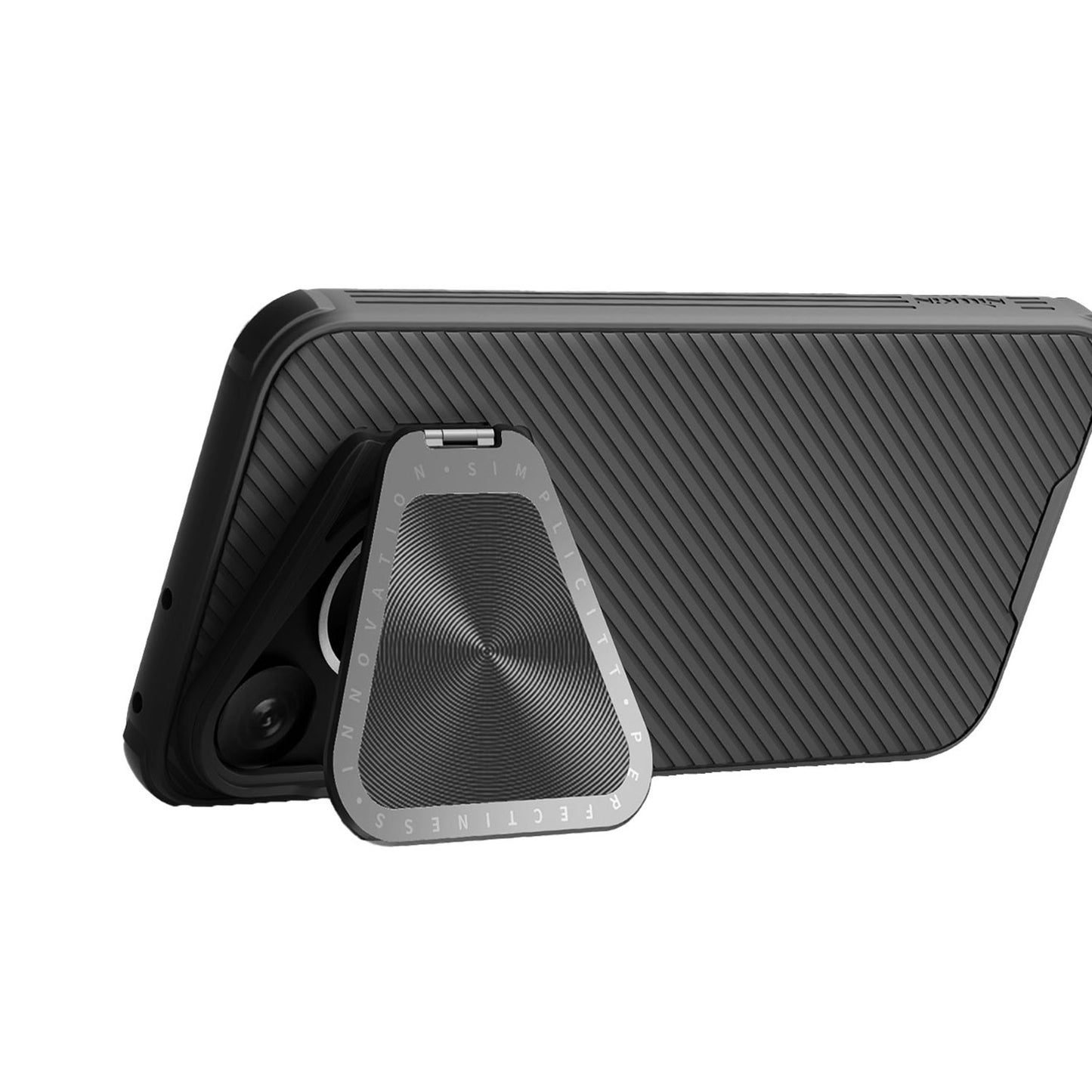 NILLKIN CamShield Prop Magnetic Series for Huawei Pura 70 Case PC+TPU Phone Shell with Built-in Camera Cover - Black