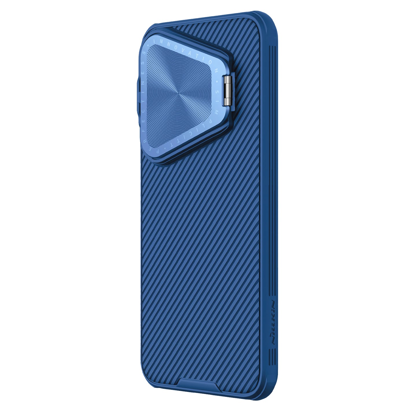 NILLKIN CamShield Prop Series for Huawei Pura 70 Pro / 70 Pro+ Case Lens Cover Kickstand PC + TPU Protector - Blue