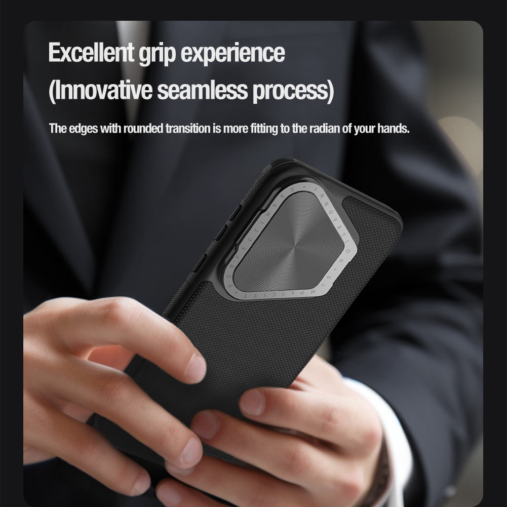 NILLKIN Textured Prop Series for Huawei Pura 70 Pro / 70 Pro+ Case PC+TPU Phone Cover with Camera Lid Kickstand