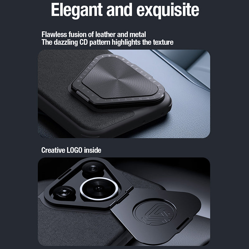 NILLKIN CamShield Prop For Huawei Pura 70 Pro / Pura 70 Pro+ Compatible with MagSafe Phone Case Kickstand Cover