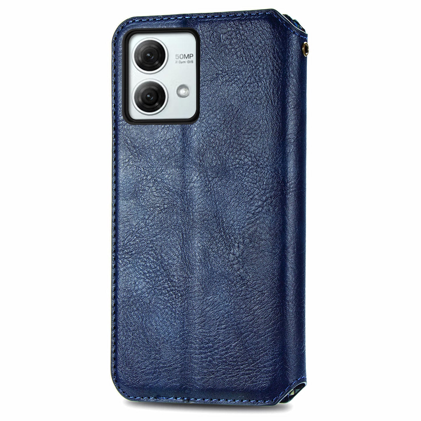 For Motorola Moto G84 5G Case Leather Wallet Cover Mobile Accessories Wholesale Suppliers - Blue