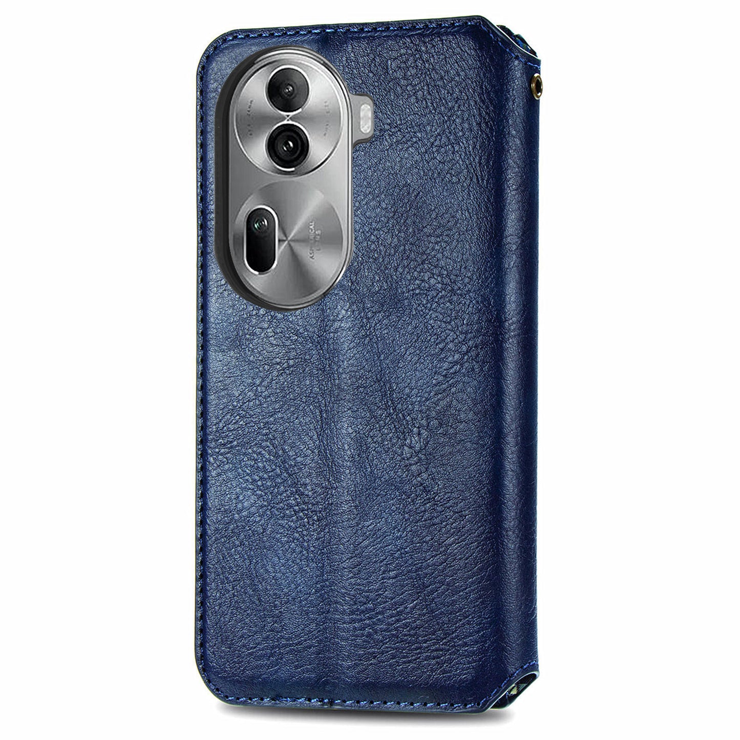 For Oppo Reno11 Pro 5G (Global) Wallet Case Leather Phone Cover Wholesale - Blue
