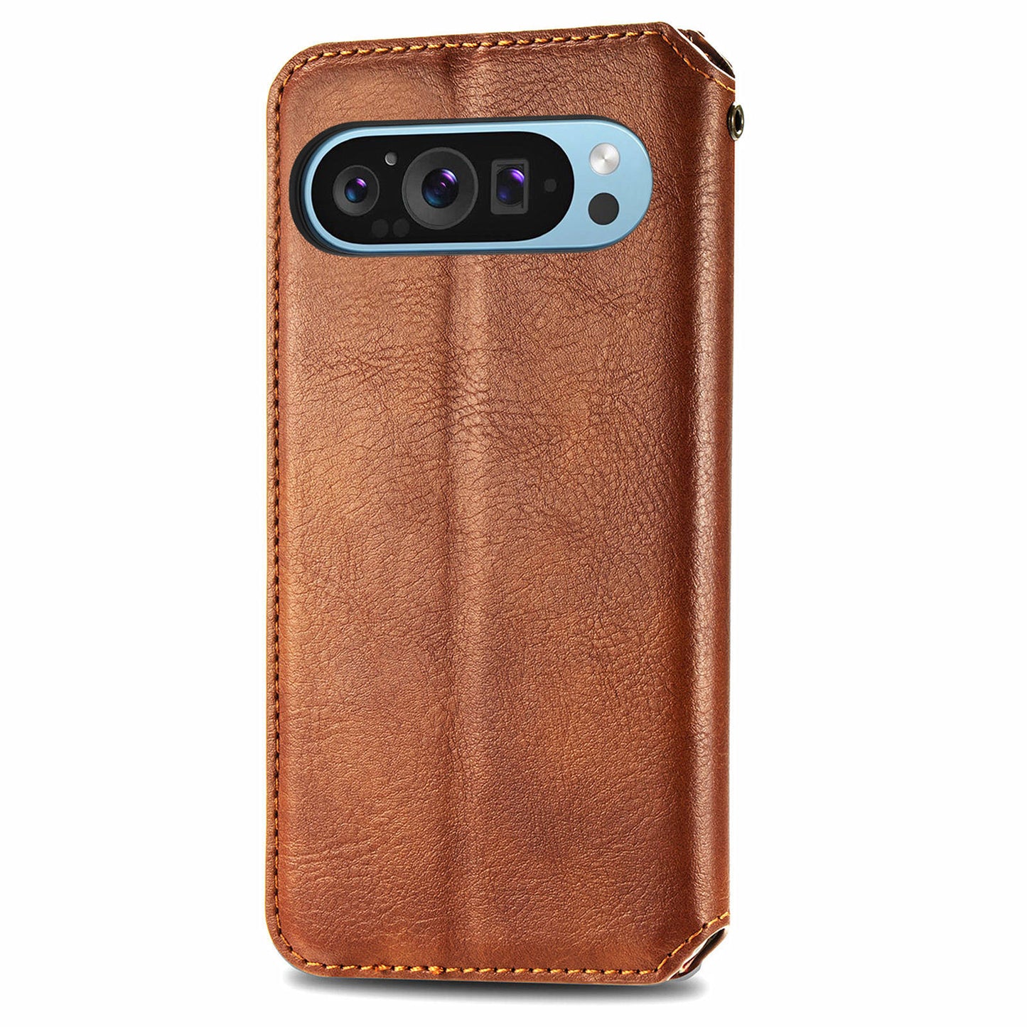For Google Pixel 9 Case Leather Wallet Case Mobile Phone Cover Wholesale - Brown