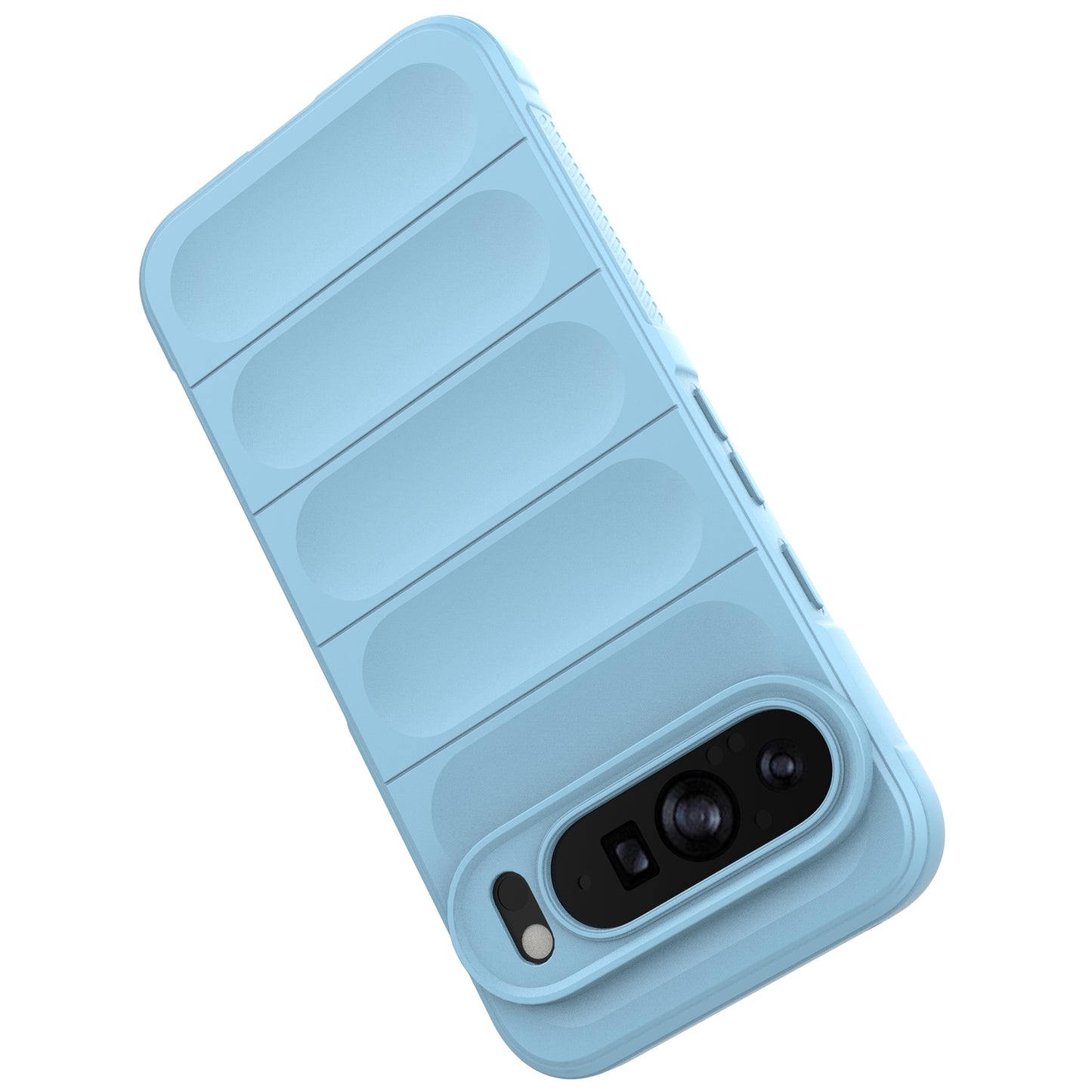 Mobile Phone Protector for Google Pixel 9 Pro , Shock Absorption TPU Back Case - Baby Blue