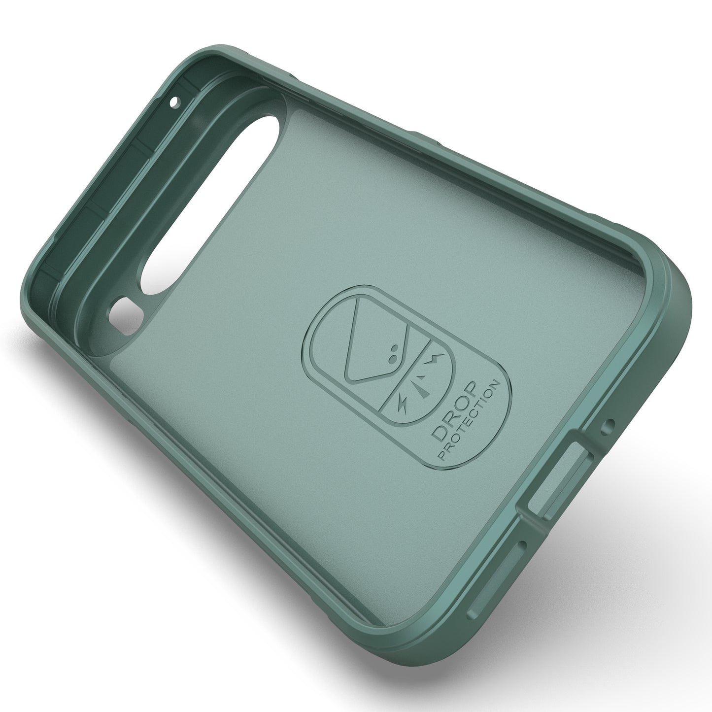 Mobile Phone Protector for Google Pixel 9 Pro , Shock Absorption TPU Back Case - Green