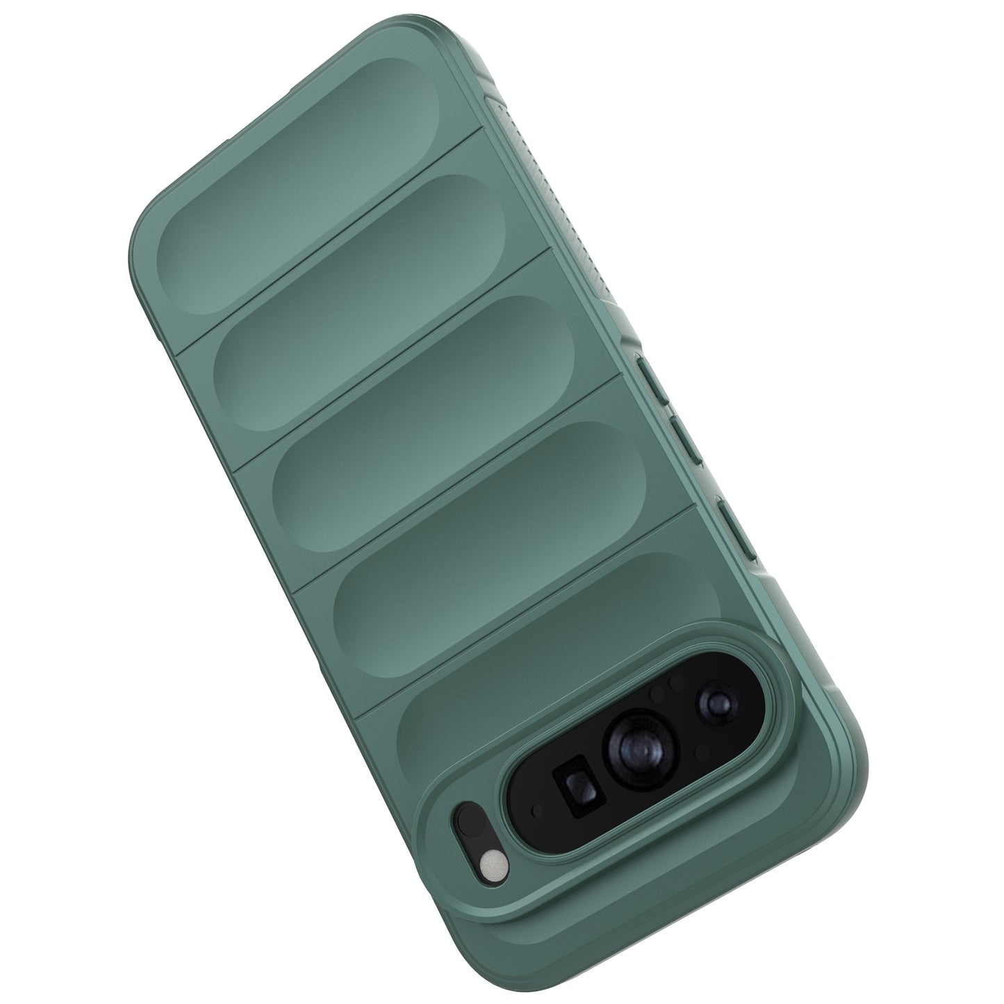 Mobile Phone Protector for Google Pixel 9 Pro , Shock Absorption TPU Back Case - Green