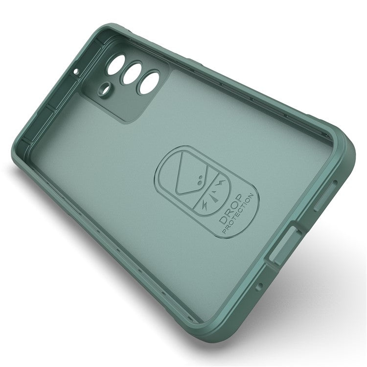 Mobile Phone Protector for Samsung Galaxy M55 5G / C55 5G / F55 5G , Bump Proof TPU Back Case - Green