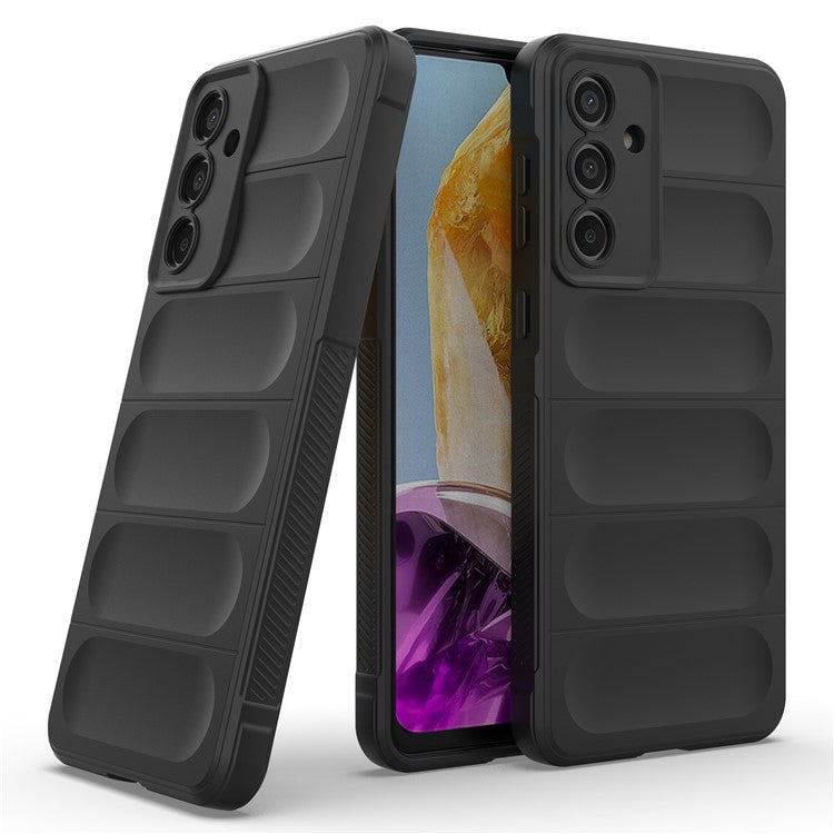 Mobile Phone Protector for Samsung Galaxy M55 5G / C55 5G / F55 5G , Bump Proof TPU Back Case - Light Grey
