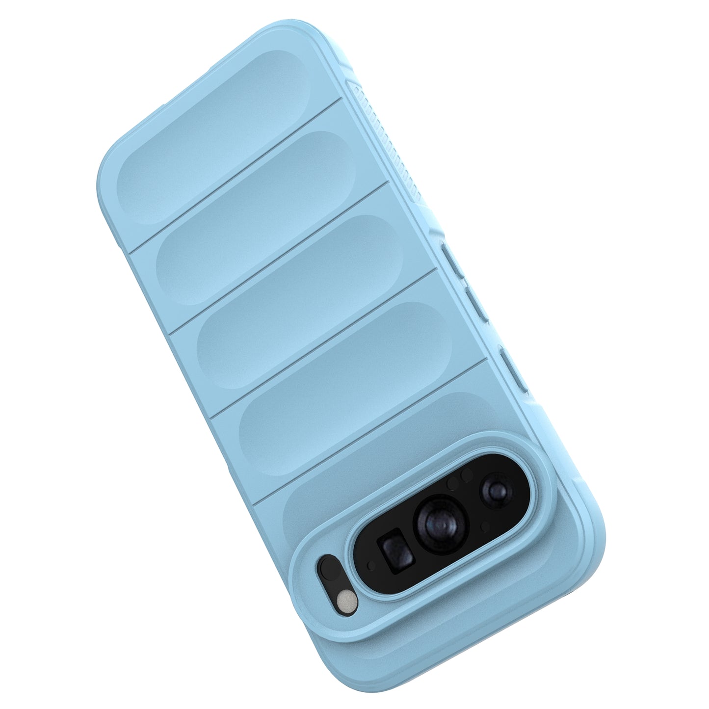 Mobile Phone Protector for Google Pixel 9 , Impact Resistant TPU Back Case - Baby Blue