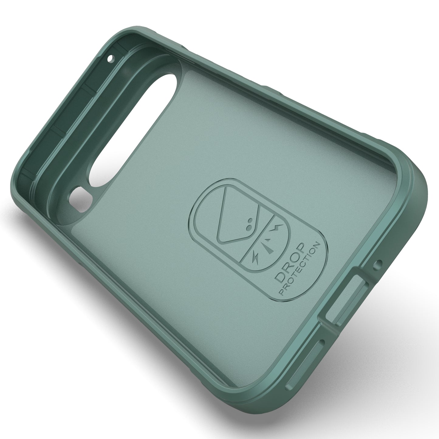 Mobile Phone Protector for Google Pixel 9 , Impact Resistant TPU Back Case - Green