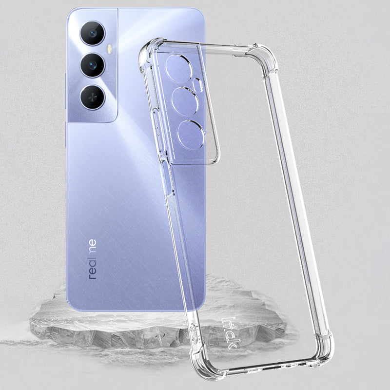 IMAK For Realme C65 4G Clear Case Drop Protection Air Bag TPU Cell Phone Cover