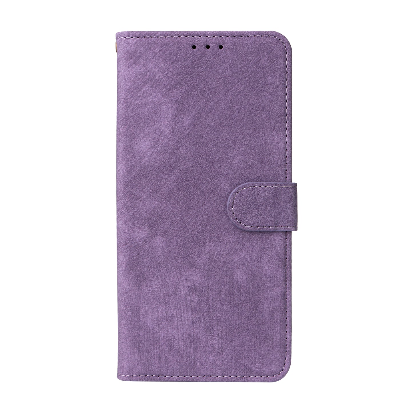 For Realme C65 4G Case RFID Blocking Phone Stand Cover with Magnetic Closure - Purple