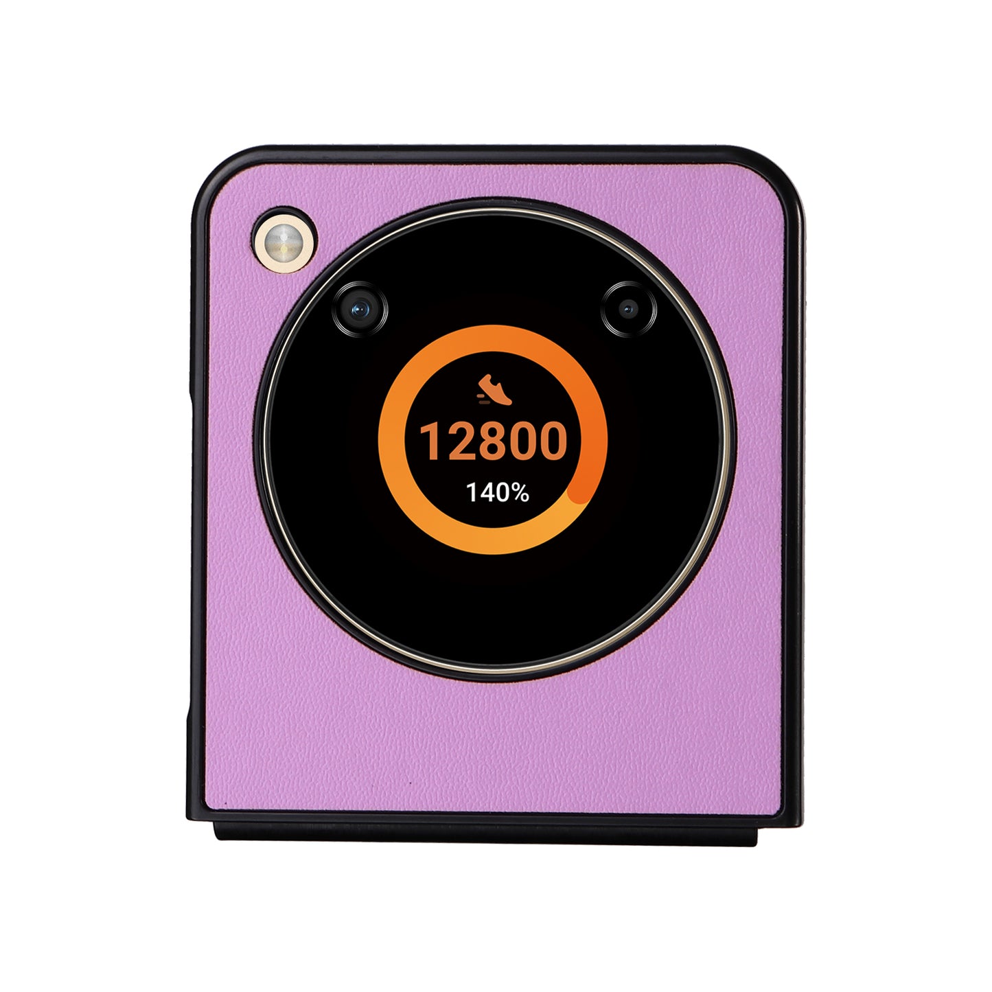 For ZTE Libero Flip A304ZT / nubia Flip 5G Shockproof Case Texture PU Leather+PC Phone Cover - Purple