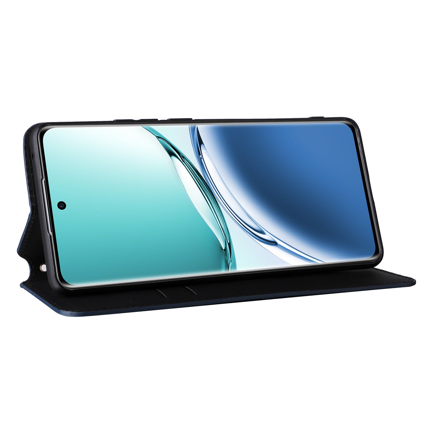 For Oppo A3 Pro 5G Leather Wallet Flip Cover Mobile Phone Case Wholesale - Blue