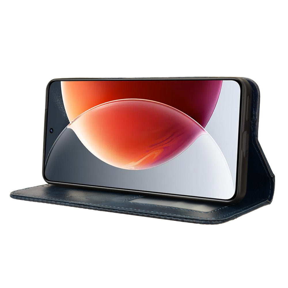 For Transsion Tecno Camon 30 Premier 5G Case Retro Leather Wallet Cover Mobile Accessories Wholesale - Blue