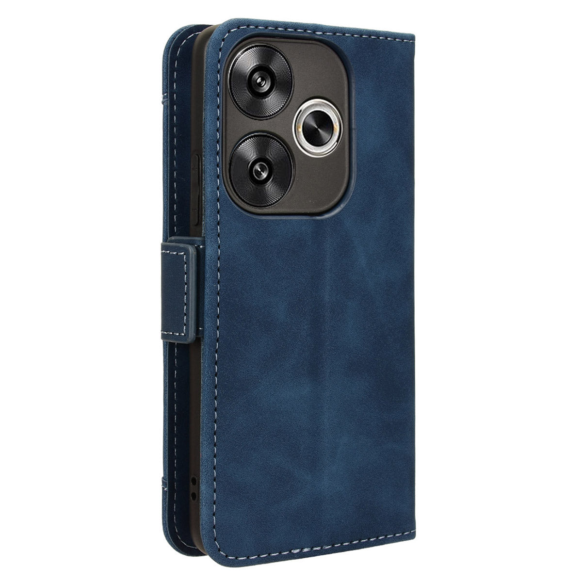 For Xiaomi Redmi Turbo 3 5G Case Wallet Phone Leather Cover with Multiple Card Slots - Blue