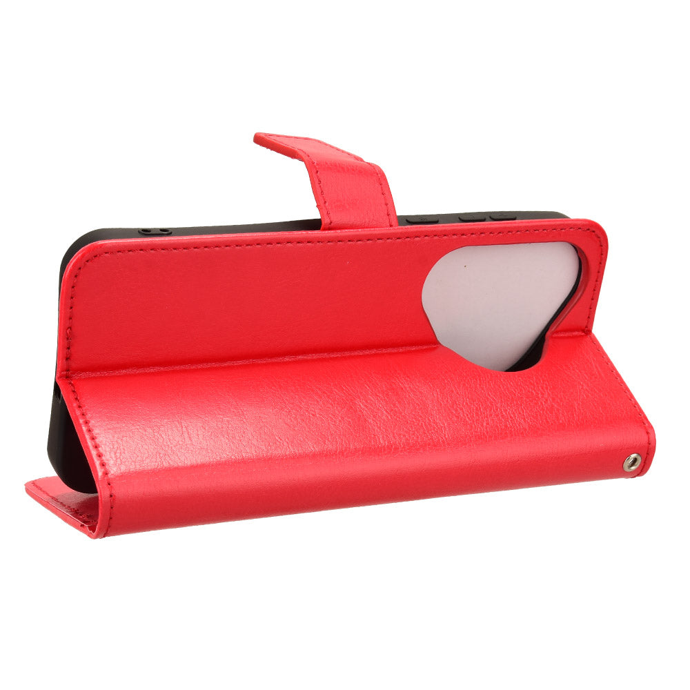 For Huawei Pura 70 Case Wallet Leather Cover Mobile Phone Accessories Wholesale - Red