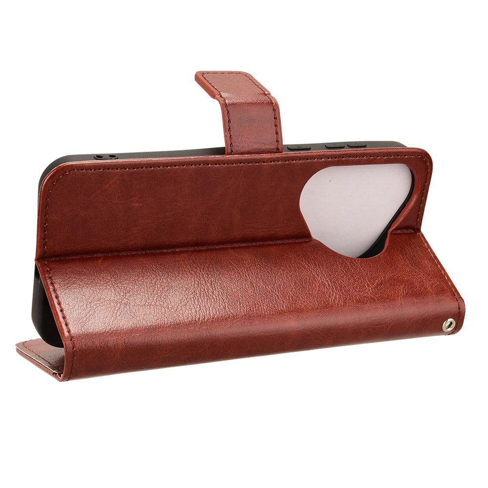 For Huawei Pura 70 Case Wallet Leather Cover Mobile Phone Accessories Wholesale - Brown