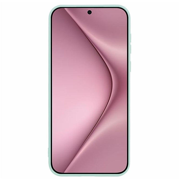 For Huawei Pura 70 Case Fiber Lining Soft TPU Phone Protective Cover Shockproof Phone Shell - Baby Blue
