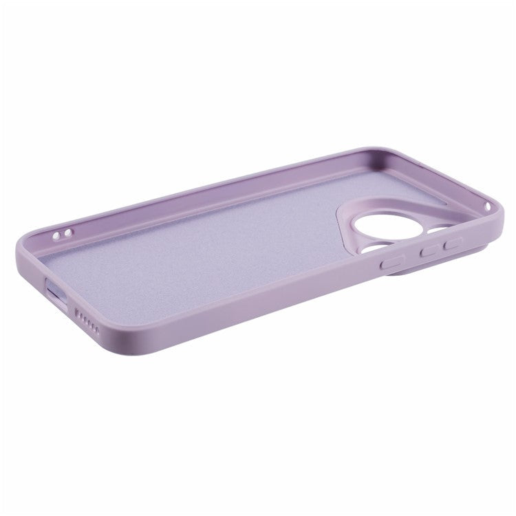 For Huawei Pura 70 Case Fiber Lining Soft TPU Phone Protective Cover Shockproof Phone Shell - Light Purple