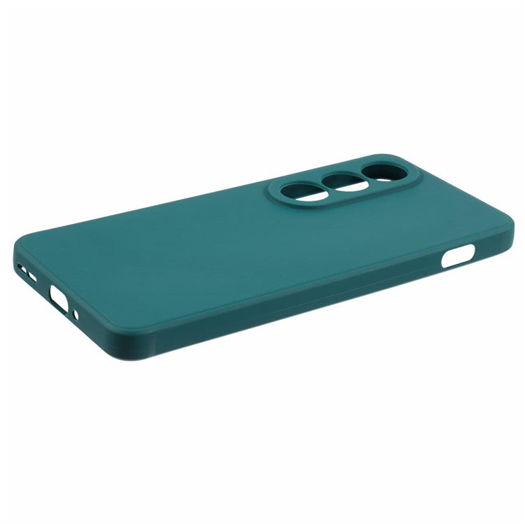 For OnePlus Ace 3V 5G Case Lens Precise Cutout Shockproof TPU Phone Cover - Army Green